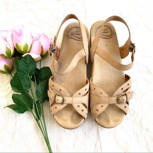 Dansko Tan Clogs